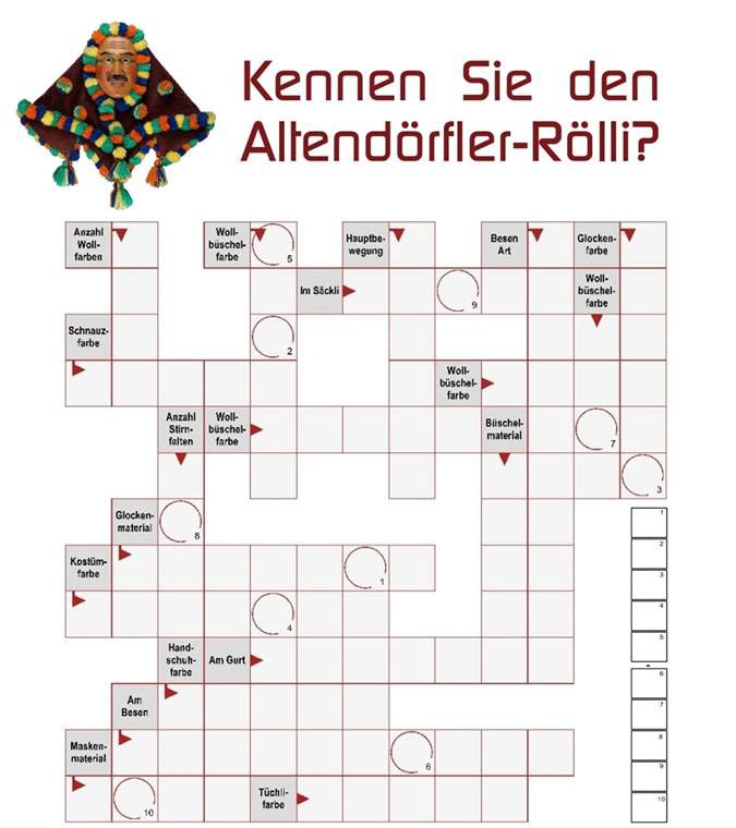 Kreuzwortraetsel 2019
